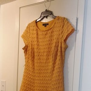 Yellow Sharagano Dress Size 14